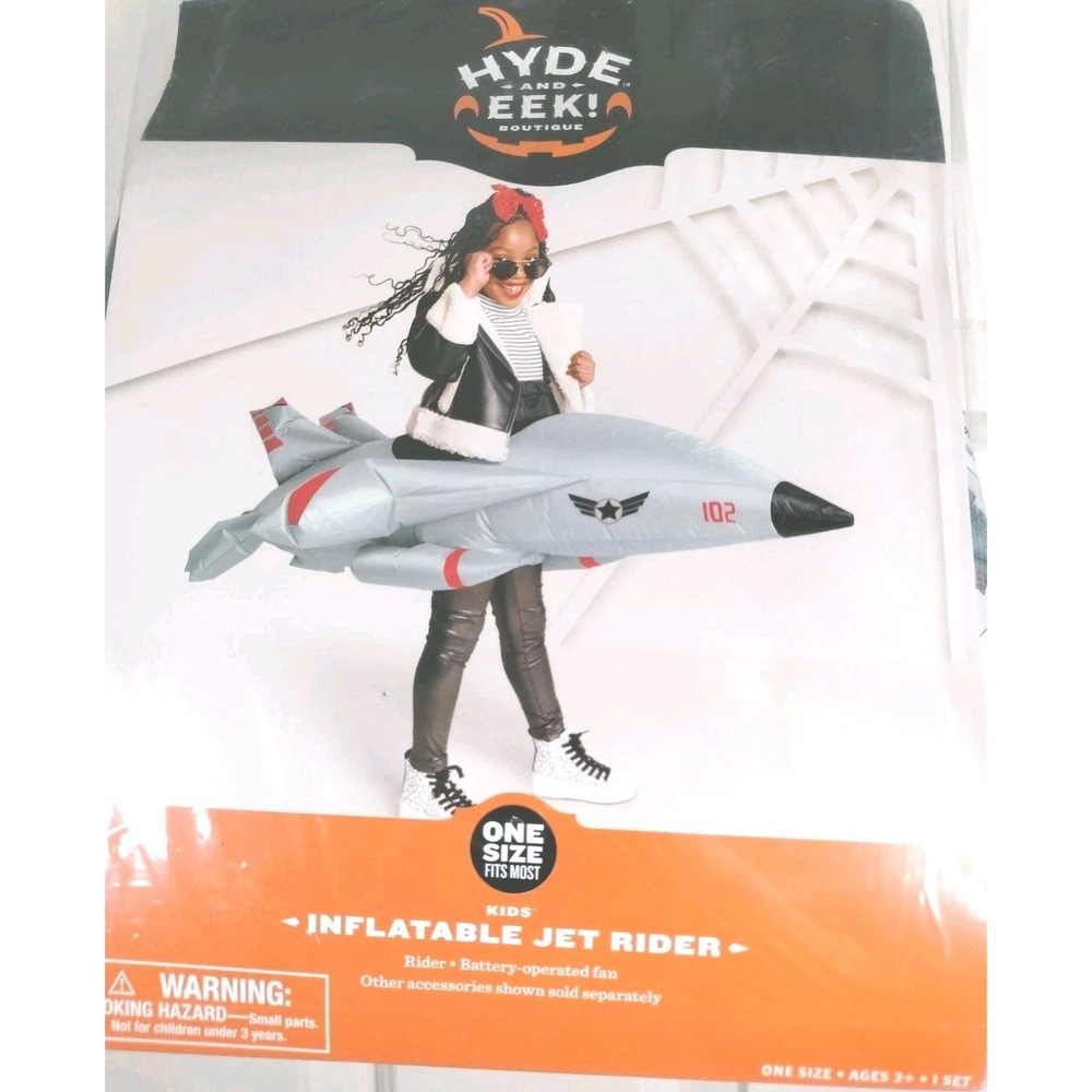 Hyde & EEK! Boutique Kids Inflatable Jet Rider Halloween Costume One Size NIB